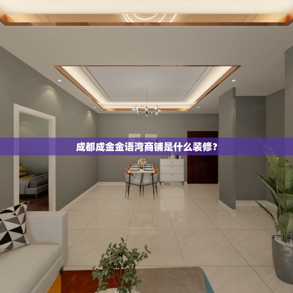 成都成金金语湾商铺是什么装修？