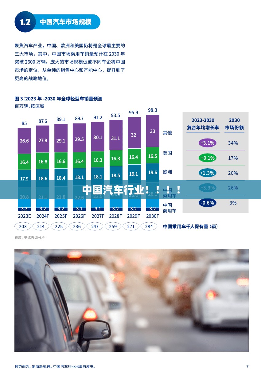 中国汽车行业！！！！