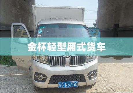 金杯轻型厢式货车