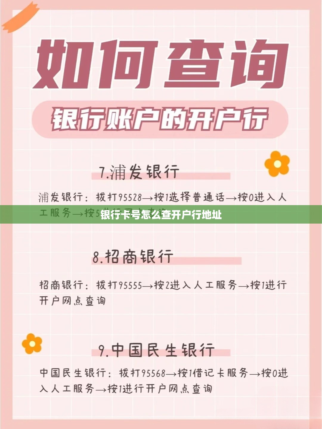 银行卡号怎么查开户行地址