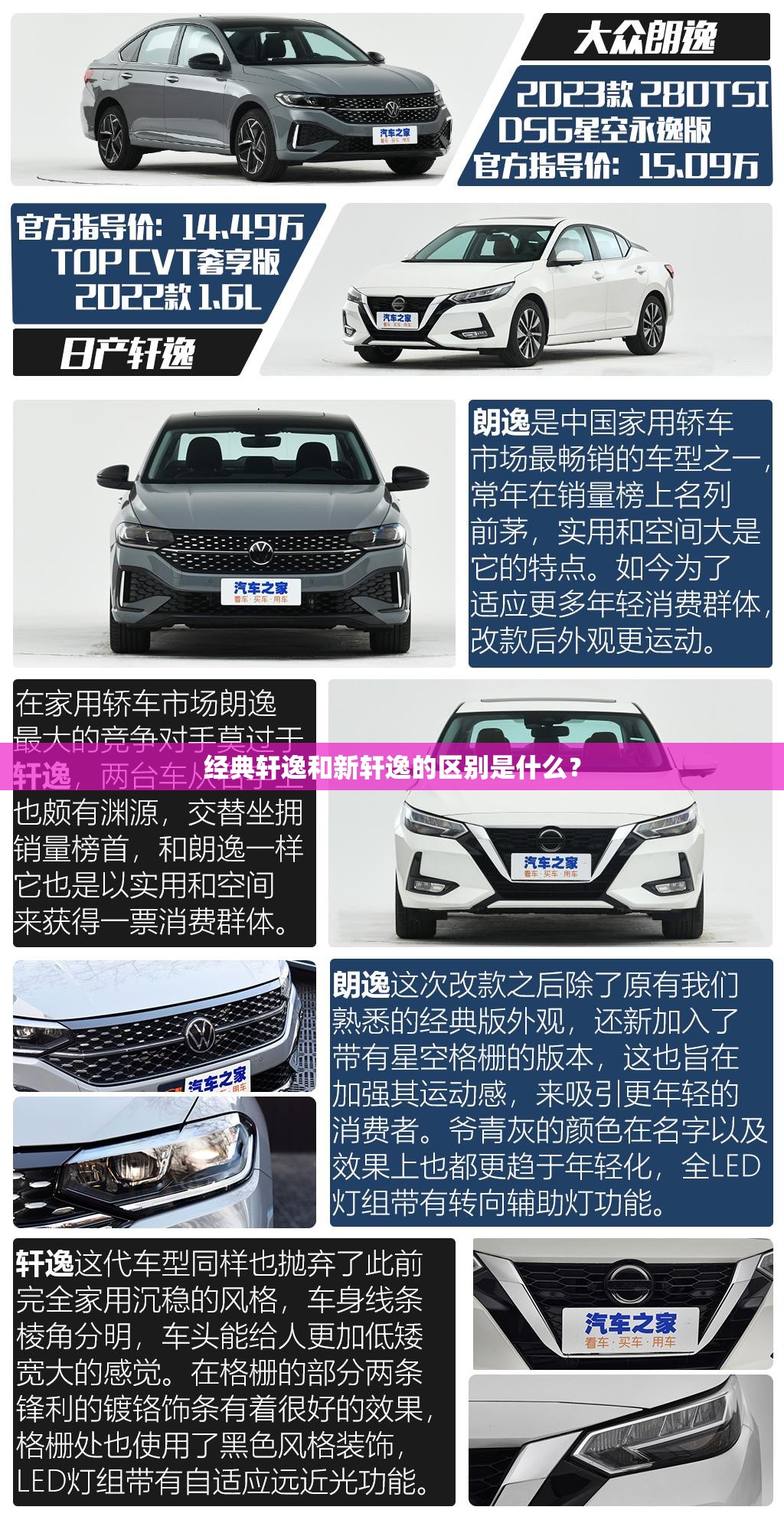 经典轩逸和新轩逸的区别是什么？