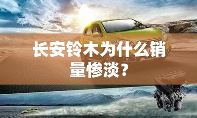 长安铃木为什么销量惨淡？