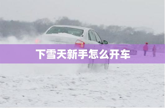 下雪天新手怎么开车