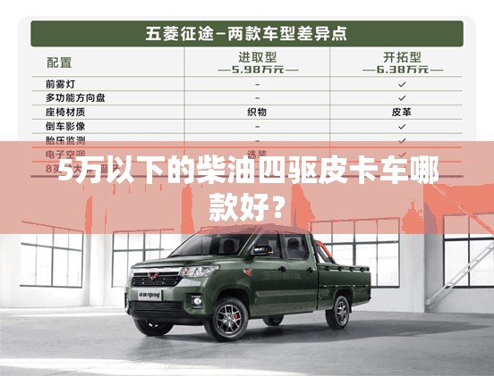 5万以下的柴油四驱皮卡车哪款好？
