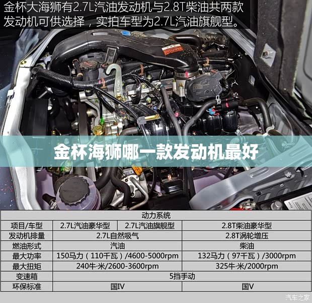 金杯海狮哪一款发动机最好