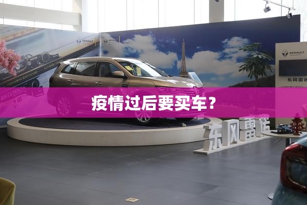 疫情过后要买车？