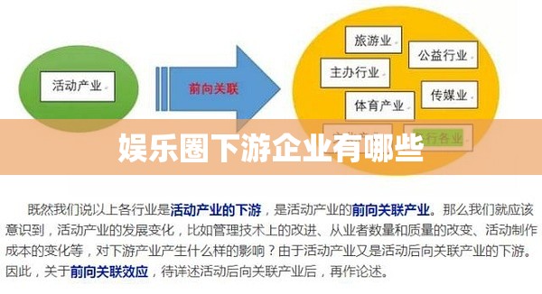 娱乐圈下游企业有哪些