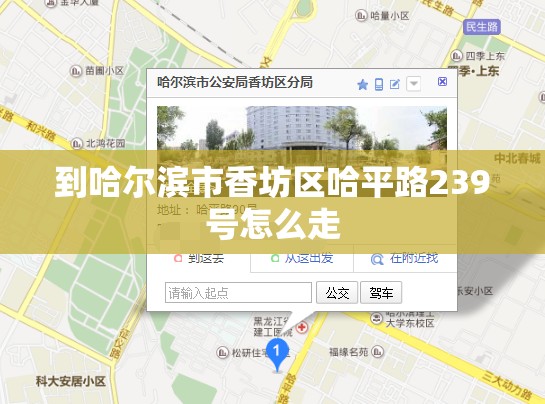 到哈尔滨市香坊区哈平路239号怎么走